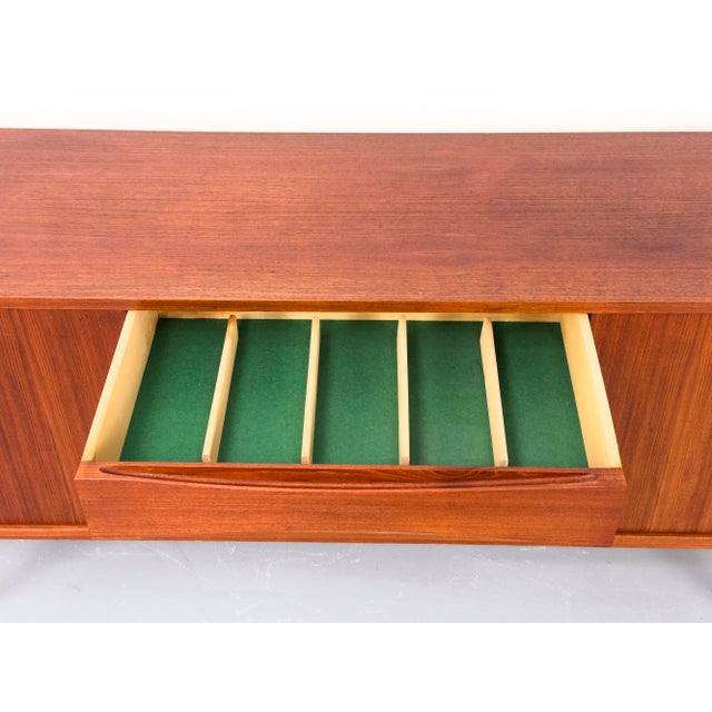 Vintage Sideboard in Teak with Drawers and Sliding Doors, 1960s For Sale - Image 17 of 18