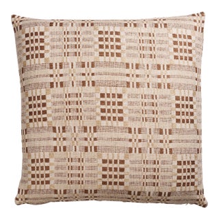 Schumacher Brimfield 22" Pillow In Fawn For Sale