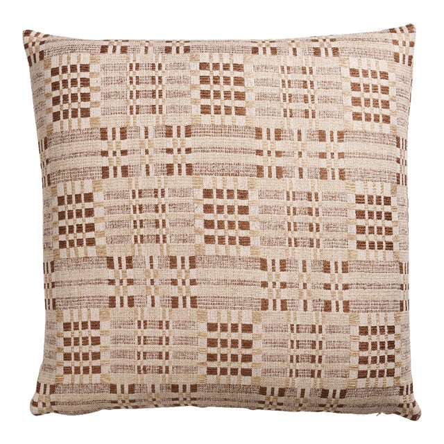 Schumacher Brimfield 22" Pillow In Fawn For Sale