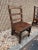Mid 20th Century Mid 20th Century Pair of Vintage Customize Rustic Style Oak Ladder Back Side Chairs For Sale - Image 5 of 12
