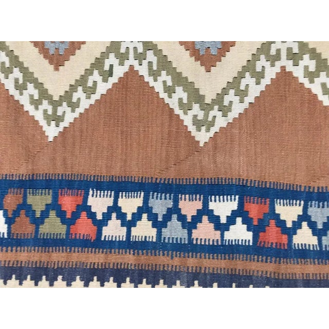 2000 - 2009 Vintage Turkish Kilim Flat Rug For Sale - Image 5 of 11
