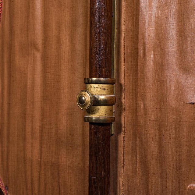 Antique Pole Screen, English, Adjustable Fireside Heat Reflector, William IV For Sale - Image 9 of 12