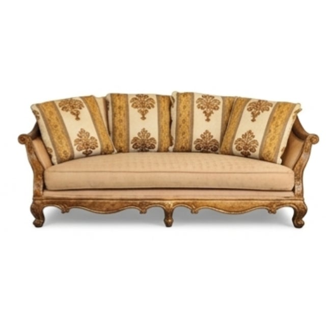 Set of Sofa and Love Seat, Louis XIV style furniture. Items were custom made and in excellent condition. They were used...