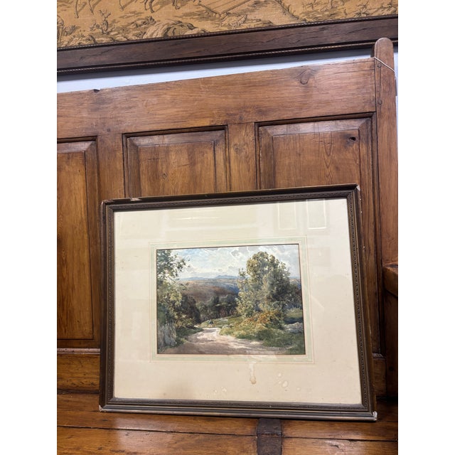 This original watercolor by noted English artist Edward Charles Pascoe Holman (1862–1936) beautifully captures the charm...