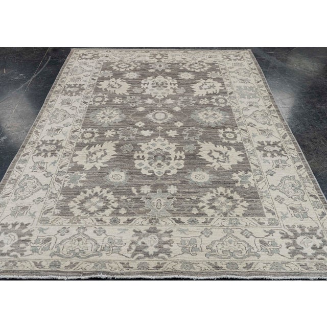 Oushak Rug 5'7" x 8'3" #23543 Explore a curated collection of hallway runners, wool rugs, and handmade masterpieces at ,...