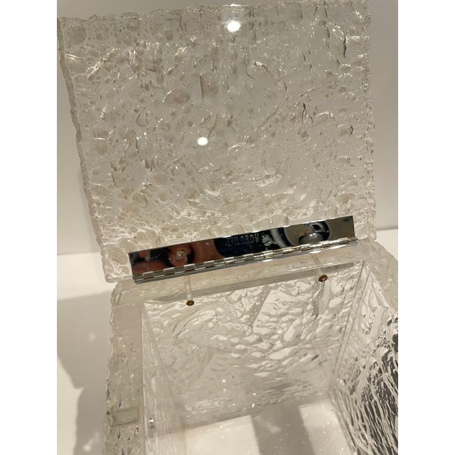 Vintage "Block of Ice" Ice Bucket For Sale - Image 4 of 6