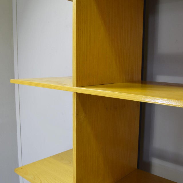 Grid Bookcase in Ash and Black Lacquer by Roberto Pamio & Renato Toso for Stilwood, 1970s For Sale - Image 12 of 15