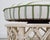Wood 20th Century Round Rattan Swivel Ottoman Stool by Ficks Reed For Sale - Image 7 of 18