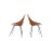 Brown Set of Medea Chairs by Vittorio Nobili for Fratelli Tagliabue, Italy, 1950s For Sale - Image 8 of 11