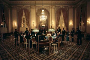 Slim Aarons, Deauville Casino, 1970, C-Print Portrait Photograph