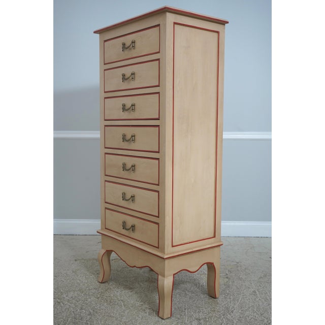 Age: Approx: 30 Years Old Details: Drape Drawer Pulls Nice Factory Distressed Painted Finish Italian Style Condition:...