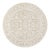 Amber Lewis x Loloi Zuma Sand / Stone 5'-3" x 5'-3" Round Area Rug For Sale