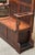 Antique English Oak Hall Tree with Lift Top Seat, Umbrella Drip Trays, Mirror & Coat Hooks c.1920 Fantastic Hall Tree -...