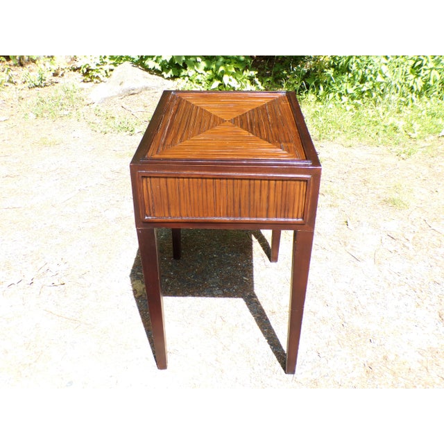 Vintage McGuire Faubourg Collection Table Desk For Sale - Image 13 of 17