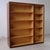 Brown Vintage Italian Bookcase with Adjustable Shelves, 1950s For Sale - Image 8 of 13