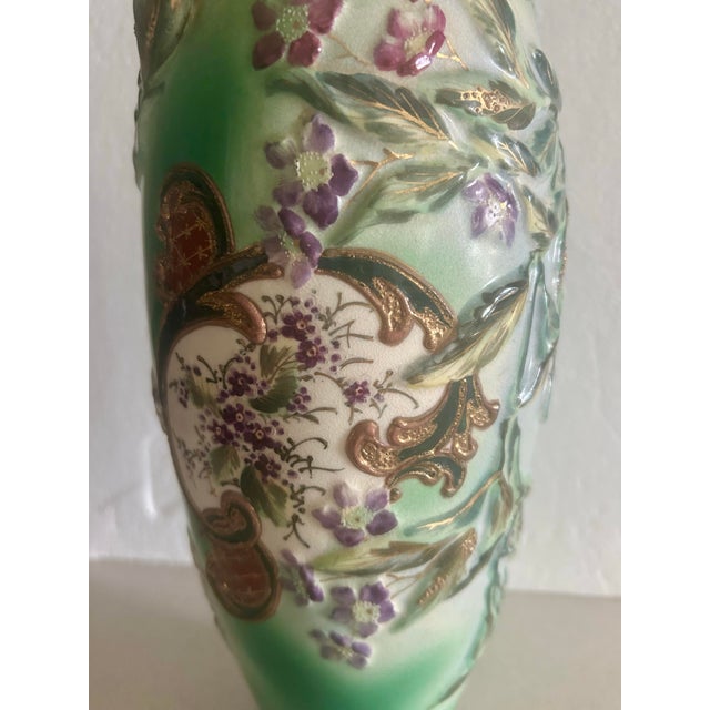 Japanese 1920s Japanese Porcelain Vase For Sale - Image 3 of 8