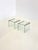Metal Transparent Glass Side Tables by Pierangelo Gallotti for Gallotti & Radice, 1970s, Set of 2 For Sale - Image 7 of 9
