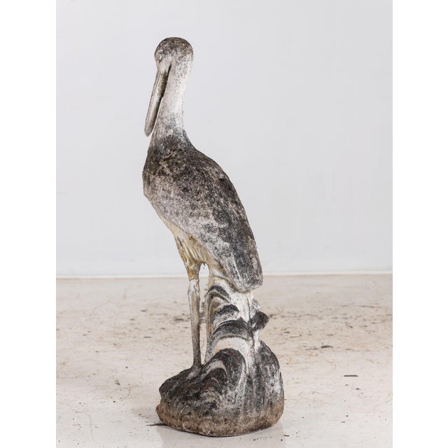 Reconstituted Heron or Crane Sculpture, French 1950s–60s For Sale In New York - Image 6 of 11