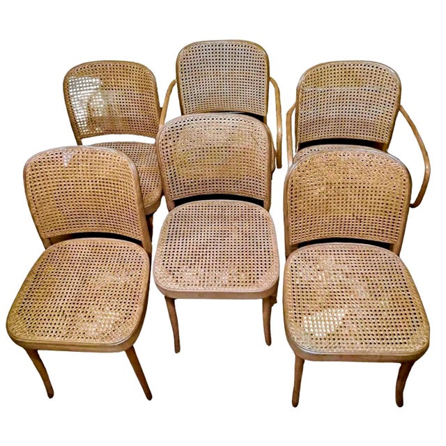On offer is a mix of the classic seating styled after the iconic 1925 Model No. 811 "Prague" chair. Armless side chairs in...
