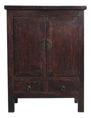 Chinese Walnut Storage Cabinet