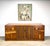 Mid Century Modern Pecan Wood & Cane Credenza by Kaufman of Collingwood For Sale - Image 11 of 12