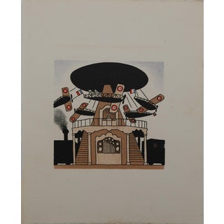 Lucien Boucher, Le Manège d'avions, Lithograph For Sale