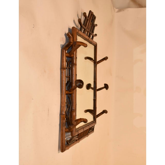 19th Century 19th Century Bamboo Wall Mirror From France For Sale - Image 5 of 18