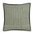 Boho Chic Kora Striped Green Cotton Jute Throw Pillow For Sale - Image 3 of 5