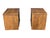 Wood 1980s Scandinavian Modern Solid Oak Two-Drawer Nightstands – Pair For Sale - Image 7 of 15