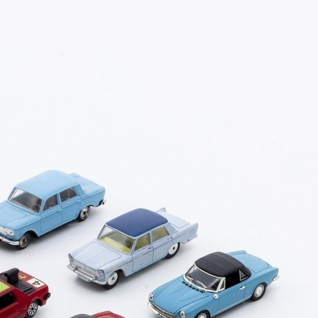 Miniature Fiat Cars, Set of 9 For Sale - Image 4 of 6