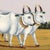 Indian Company School, Native Hackery with Two Oxen, 1800s, Gouche Paper For Sale - Image 4 of 9
