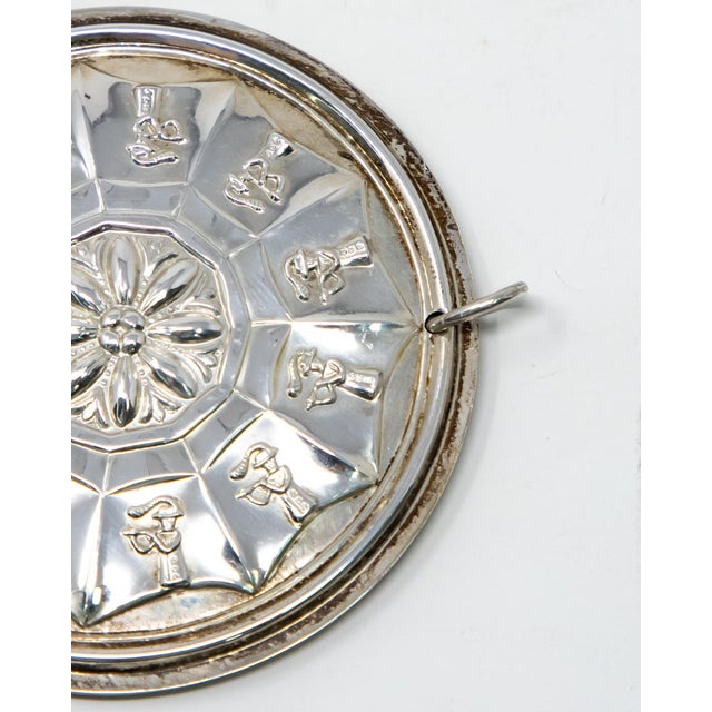 Metal 1981 Towle Sterling Ornament "11 Pipers Piping" With Box For Sale - Image 7 of 8