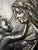 Gold Vintage Italian Bronze Bas-Relief Sergio Verginelli Madonna and Child For Sale - Image 8 of 12