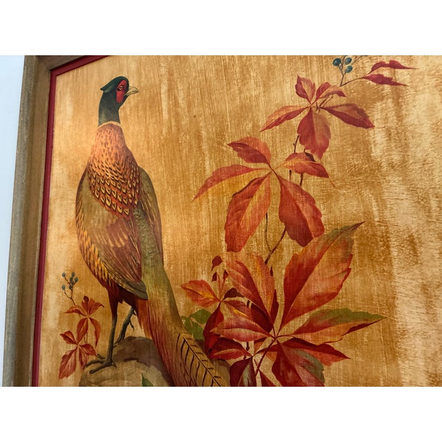 Vintage Roger Tory Peterson Ring Neck Pheasant Framed Art Print by Art Lore Nyc For Sale - Image 6 of 18