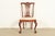 English Baker Furniture Style Chippendale Carved Mahogany Side Chair or Dining Chair For Sale - Image 3 of 13