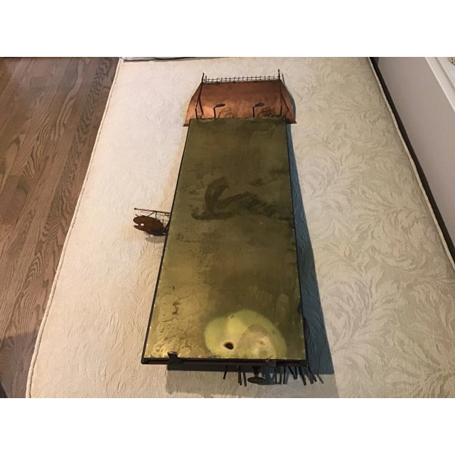 Curtis Jere Vintage Signed “Paris Cafe” Metal Wall Sculpture For Sale In Washington DC - Image 6 of 12