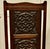 Carved Gothic Oak Panelled Fire Screen, 1900s For Sale - Image 3 of 7