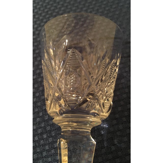 Vintage Crystal Stem Cordial - Set of 8 For Sale - Image 9 of 11
