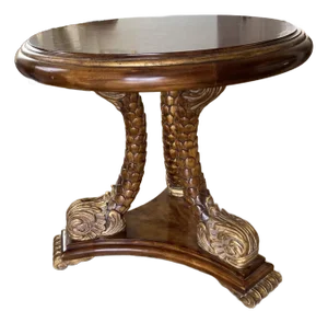 Vintage Regency Koi Fish Round Table