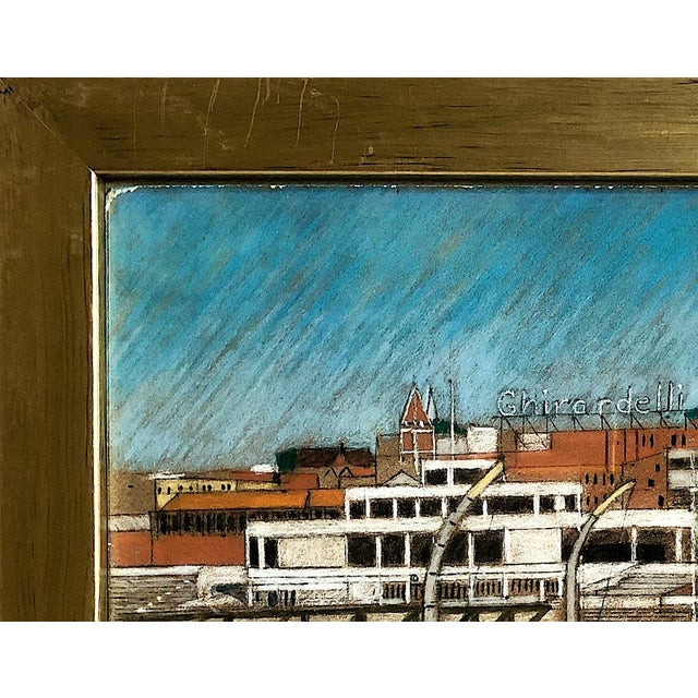 American Plein Air San Francisco Waterfront “July 30, 2014,” Attributed to S K Farnsworth For Sale - Image 3 of 9