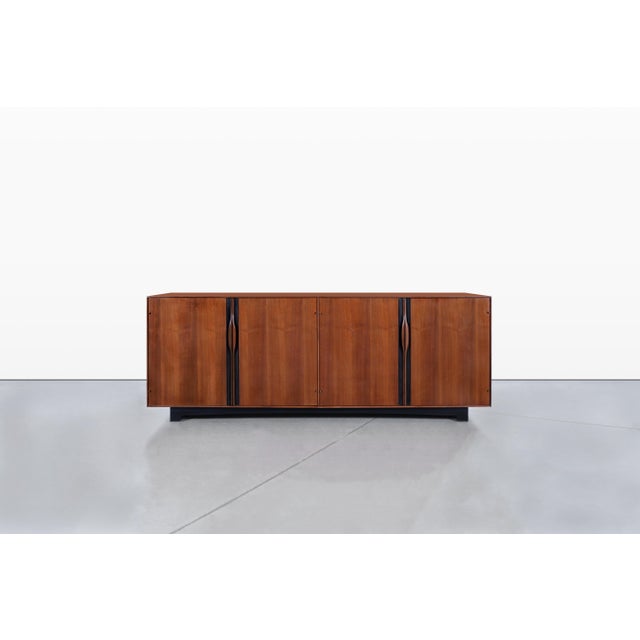 Glenn of California Walnut Credenza by John Kapel For Sale - Image 9 of 15