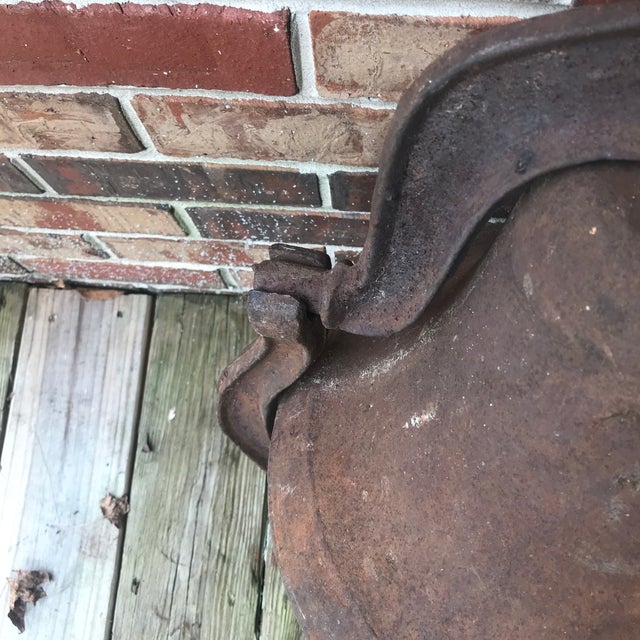 Brown 1800s Crystal Metal No 3 Complete Cast Iron Bell For Sale - Image 8 of 15