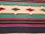 Vintage American Southwestern Kilim, Handwoven Wool, Stripe Pattern, Ivory & Green, 4’ X 8’ For Sale - Image 10 of 12
