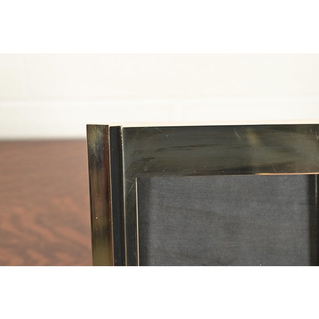 Late 20th Century Ralph Lauren Art Deco Silver Plate Picture Frame For Sale - Image 5 of 10