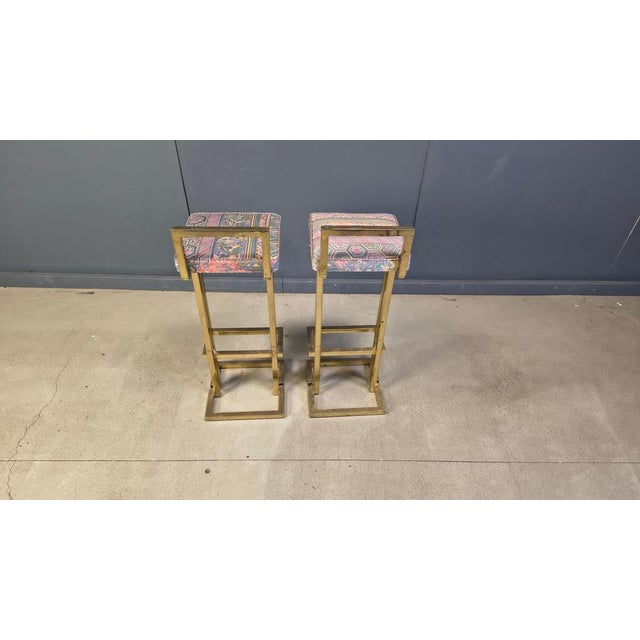 1970s Bar Stools from Belgochrom, 1970s, Set of 2 For Sale - Image 5 of 12