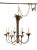 Mid-Century Modern Late 20th Century 8-Light Brass Chandelier, Style of Tommi Parzinger For Sale - Image 3 of 4