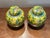 Antique Chinese Imperial Yellow Cloisonné Ginger Jars - A Pair (Republic Period) For Sale - Image 9 of 14
