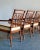Vintage Boho Ficks Reed Rattan Loop Back Dining Set of 5 For Sale - Image 10 of 12