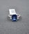 Early 21st Century 4.36 Ct GRS Certified Sapphire & Diamond Ring, Size 6.5 For Sale - Image 5 of 10
