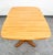 American designed kitchen dining table in solid oak wood w/ one extension leaf. The large butcher block surface sits upon...